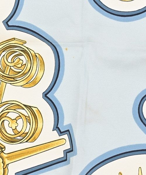 Hermes Bandana Scarf Blue — view 7