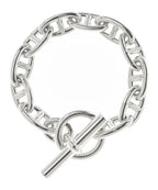 Hermes Bracelet Bangle Silver — view 2