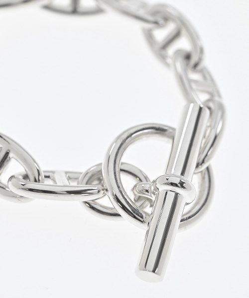 Hermes Bracelet Bangle Silver — view 3