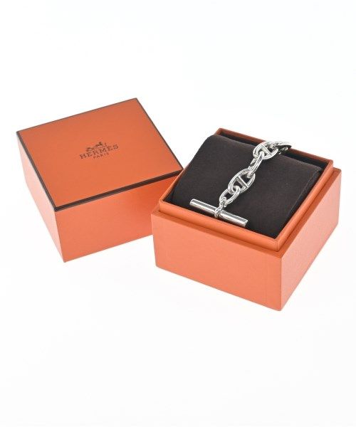 Hermes Bracelet Bangle Silver — view 5