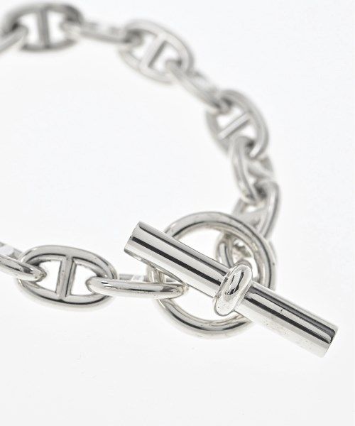 Hermes Bracelet Bangle Silver — view 3