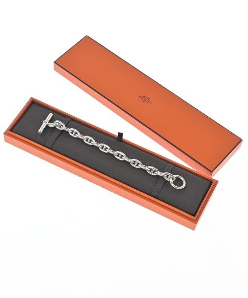 Hermes Bracelet Bangle Silver — view 5