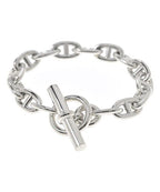 Hermes Bracelet Bangle Silver