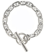 Hermes Bracelet Bangle Silver — view 2
