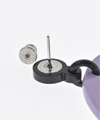 Hermes Earrings Purple — view 5