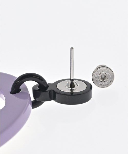 Hermes Earrings Purple — view 6