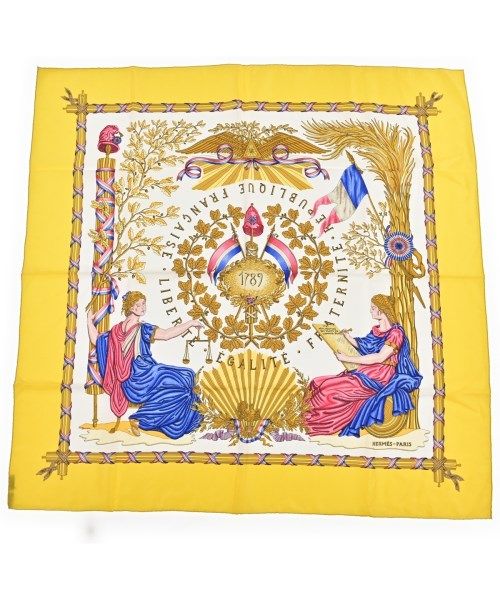 Hermes Bandana Scarf Yellow