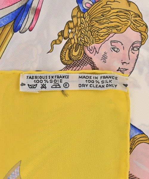 Hermes Bandana Scarf Yellow — view 5
