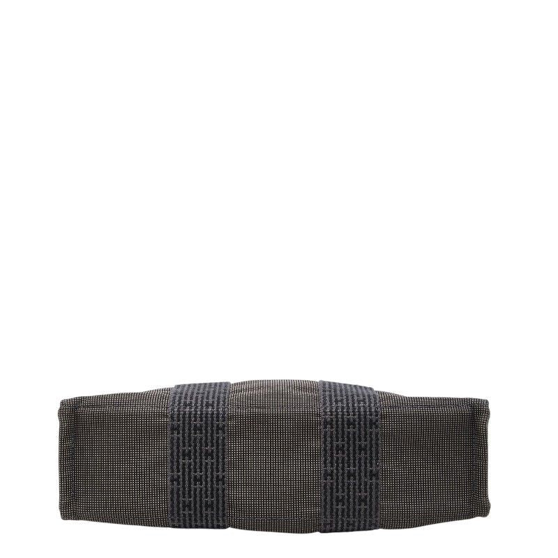 Hermes Her Line Tote PM Gray Canvas — view 3