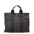 Hermes Her Line Tote PM Gray Canvas