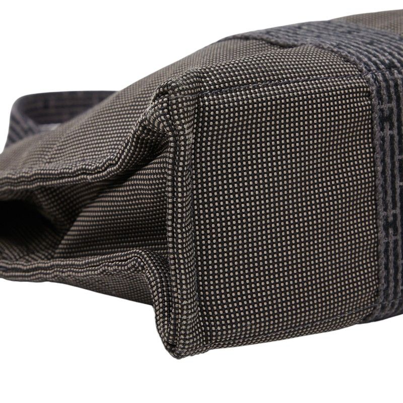 Hermes Her Line Tote PM Gray Canvas — view 5