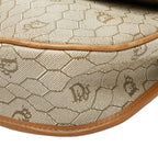 Dior Honeycomb Crossbody Shoulder Bag Beige Leather — view 4