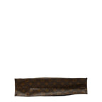 Louis Vuitton Monogram Sac Plat Tote Brown Leather — view 3