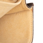 Louis Vuitton Monogram Pochette Twin GM Crossbody Shoulder Bag Brown Leather — view 6