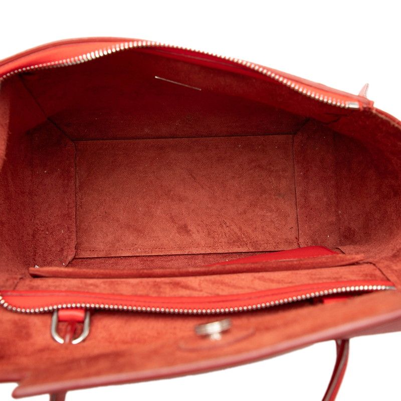 Celine Belt Bag Micro 2-Way Red Leather — view 4