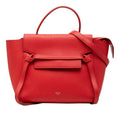 Celine Belt Bag Micro 2-Way Red Leather