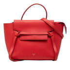 Celine Belt Bag Micro 2-Way Red Leather