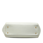 Loewe Heritage Tote Shoulder Bag White Leather — view 3
