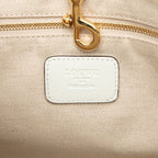 Loewe Heritage Tote Shoulder Bag White Leather — view 5