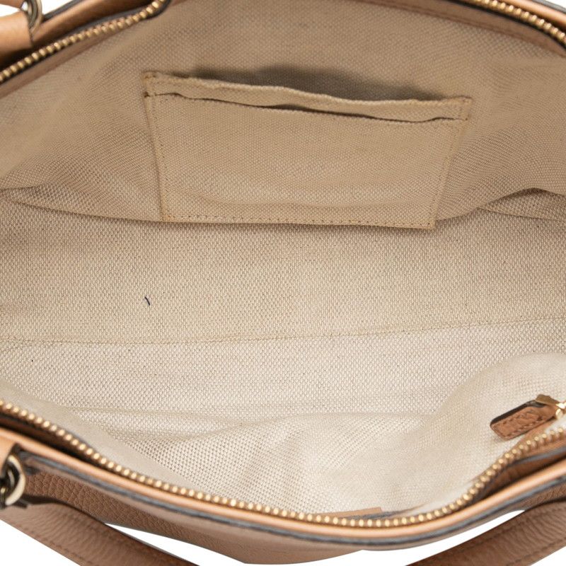 Gucci Soho Tassel 2-Way Shoulder Bag Beige Leather — view 4