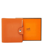 Hermes Ulysse Mini Notebook Cover System with Refill Orange Togo Agenda — view 9