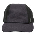 Hermes Series Cap 60 Navy Black Wool Leather