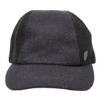 Hermes Series Cap 60 Navy Black Wool Leather