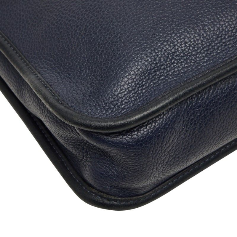 Loewe Anagram Toledo Briefcase Handbag Business Navy Leather — view 5