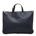Loewe Anagram Toledo Briefcase Handbag Business Navy Leather