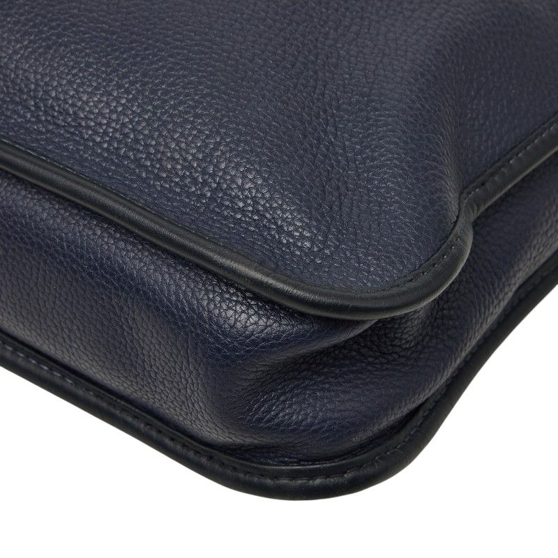 Loewe Anagram Toledo Briefcase Handbag Business Navy Leather — view 4