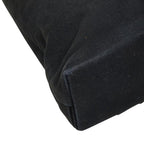 Hermes Troca Horizontal MM Tote Black Canvas Leather — view 7