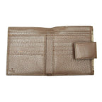Gucci GG Supreme Ophidia Hook Bifold Wallet Beige Brown Leather — view 6