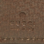 Gucci GG Supreme Ophidia Hook Bifold Wallet Beige Brown Leather — view 8