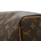 Louis Vuitton Monogram Speedy 30 Vintage Mini Boston Bag Brown Leather — view 5