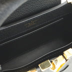 Louis Vuitton Capucines Mini Bag 2-Way Taurillon Leather Noir Black — view 6