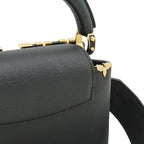 Louis Vuitton Capucines Mini Bag 2-Way Taurillon Leather Noir Black — view 7