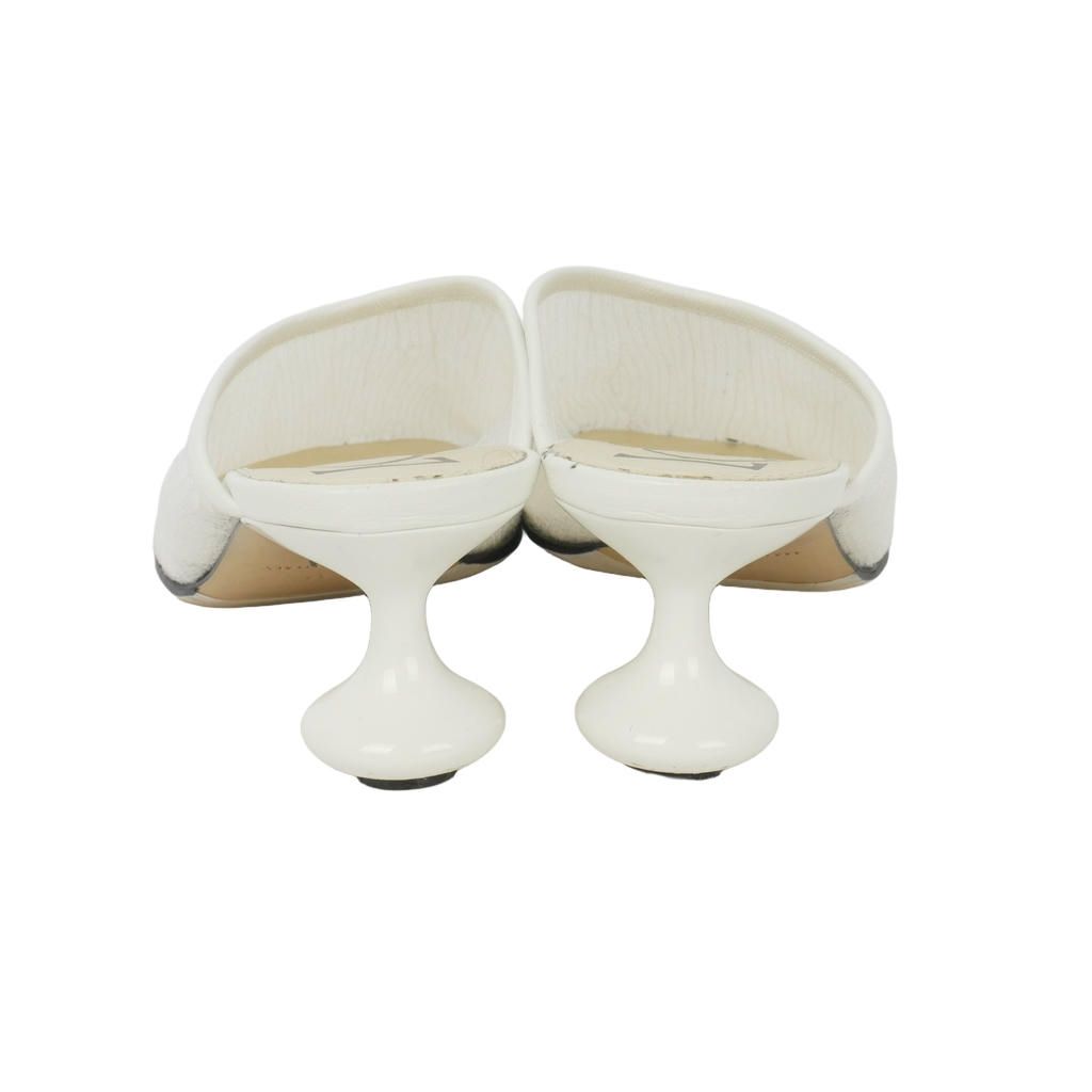 Loewe Sequin Toy Sandals 37 White — view 5