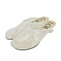 Loewe Sequin Toy Sandals 37 White