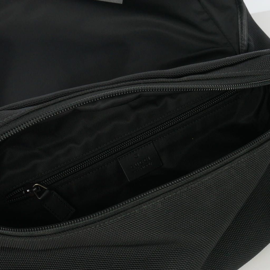 Gucci Sherry Line Belt Bag Nylon Canvas Black — view 5