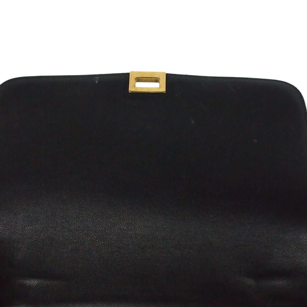Celine Trapeze Leather 2-Way Handbag Multicolor Blue White — view 8
