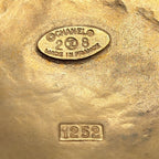 Chanel Brooch CC Logo Flower Gold Vintage 28 — view 7