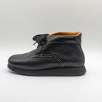 Hermes Quick Chukka Boots Sneakers High Cut Leather Black Shoes — view 2