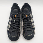 Louis Vuitton Sneakers Canvas Suede Black Logo Shoes — view 5