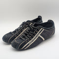 Louis Vuitton Sneakers Canvas Suede Black Logo Shoes