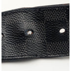 Louis Vuitton Ceinture Damier Print Graphite Black Belt — view 6