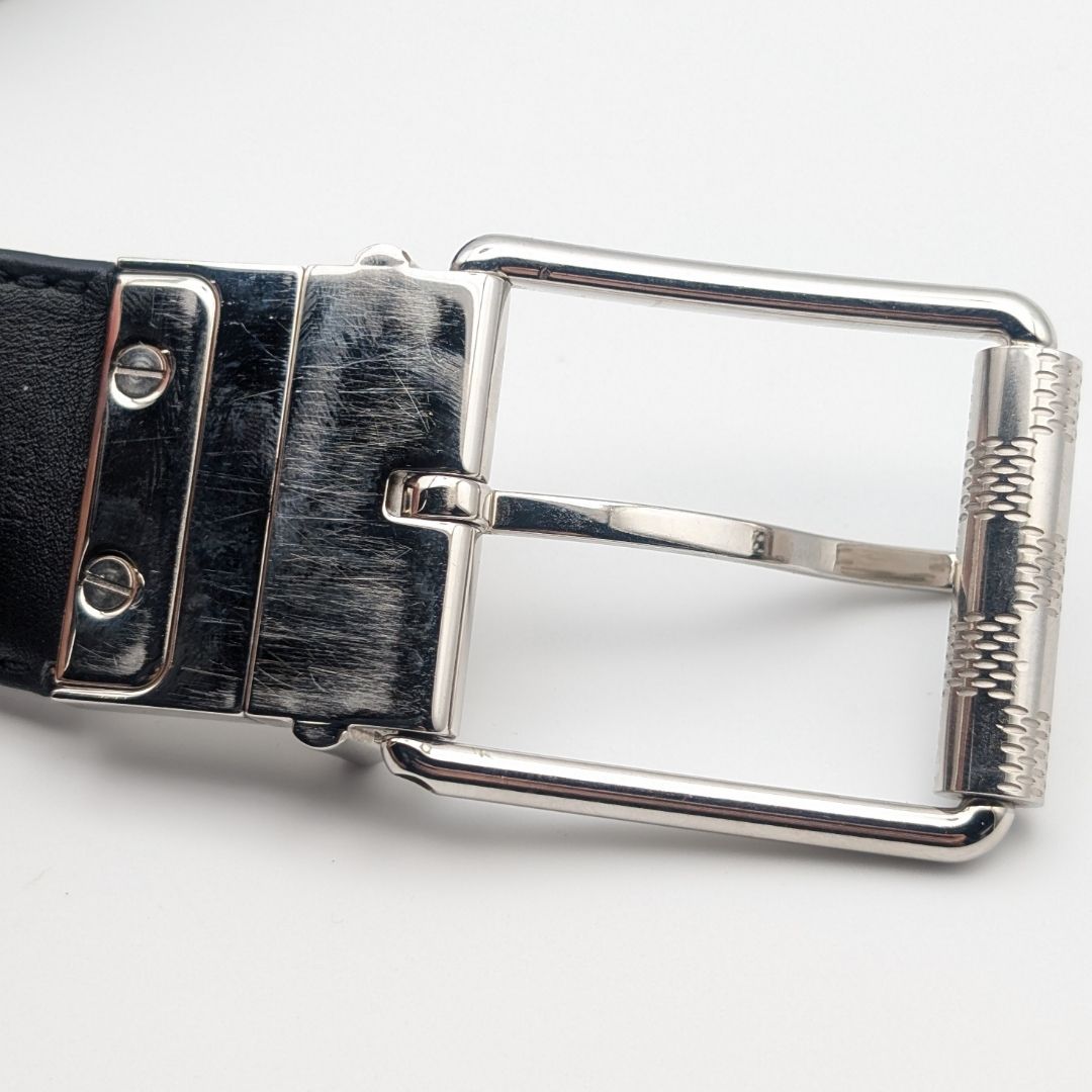 Louis Vuitton Ceinture Damier Print Graphite Black Belt — view 3