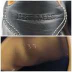 Hermes Quick Sneakers Leather Black Shoes — view 9