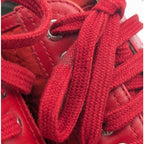 Chanel Sneakers CC Logo Quilted Red Nylon Leather Shoes — view 9