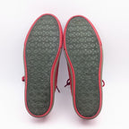 Chanel Sneakers CC Logo Quilted Red Nylon Leather Shoes — view 6