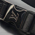 Louis Vuitton Leather LV Logo Black Sandals Thong Beach — view 8